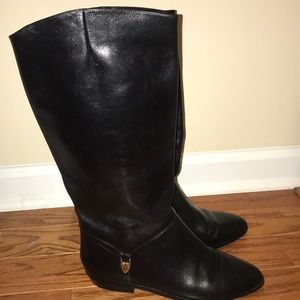 Etienne Aigner vintage black leather boots size 6